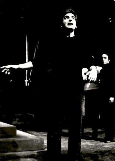 Θίασος Κανέλλου Αποστόλου «Άμλετ», στιγμιότυπο από τις πρόβες