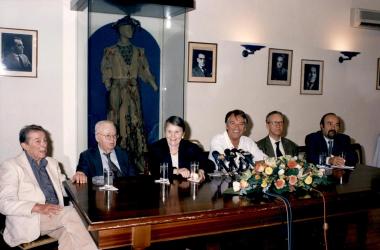 Απολογισμός 1999-2000, συνέντευξη τύπου