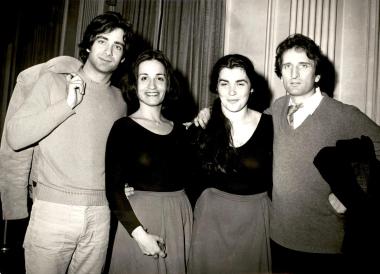 Ηθοποιοί του Εθνικού Θεάτρου σε αναμνηστικό στιγμιότυπο