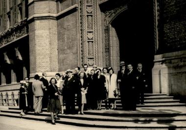 Περιοδεία του Εθνικού Θεάτρου στη Γερμανία, αναμνηστική φωτογραφία