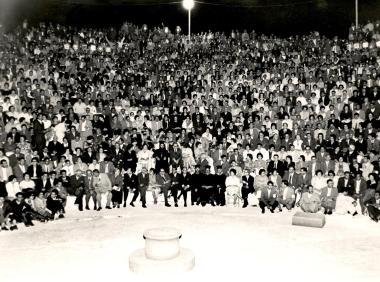 Περιοδεία του Εθνικού Θεάτρου στην Κύπρο 1961, Αρχαίο Θέατρο Κουρίου