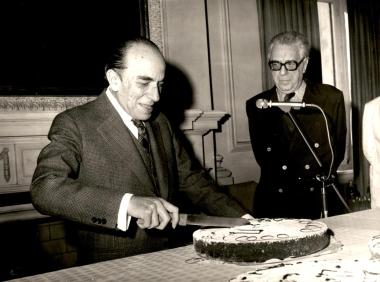 Κοπή πρωτοχρονιάτικης πίτας στο Εθνικό Θέατρο