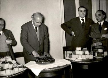 Κοπή πρωτοχρονιάτικης πίτας στο Εθνικό Θέατρο