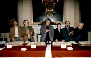 Κοπή πρωτοχρονιάτικης πίτας στο Εθνικό Θέατρο