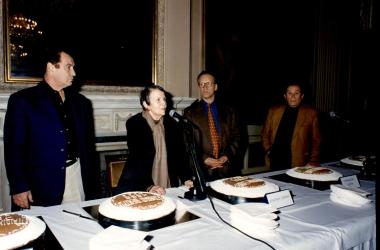 Κοπή πρωτοχρονιάτικης πίτας στο Εθνικό Θέατρο