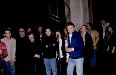 Κοπή πρωτοχρονιάτικης πίτας στο Εθνικό Θέατρο