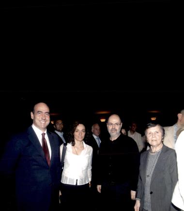 Στιγμιότυπο από εκδήλωση αφιερωμένη στον Νίκο Κούρκουλο