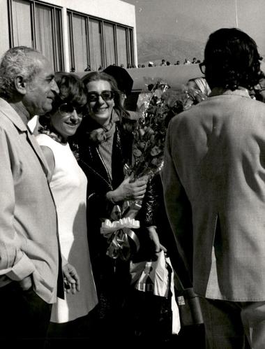 Περιοδεία του Εθνικού Θεάτρου στην Ιαπωνία 1974, άφιξη του θιάσου στην Αθήνα