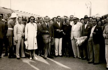 Άφιξη της Μαρίκας Κοτοπούλη στη Θεσσαλονίκη