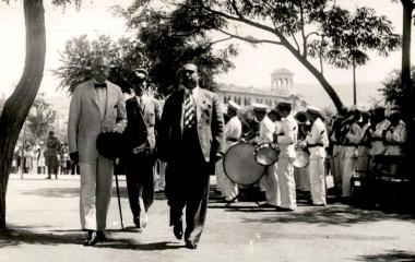 Τελετή θεμελίωσης του Βασιλικού Θεάτρου Θεσσαλονίκης