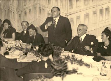 Γεύμα των μελών του Εθνικού Θεάτρου στο ξενοδοχείο King George