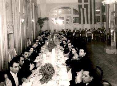 Δεξίωση στο πλαίσιο της περιοδείας στην Αλεξάνδρεια 1939