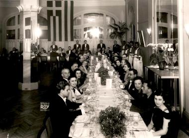 Δεξίωση στο πλαίσιο της περιοδείας στην Αλεξάνδρεια 1939