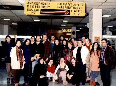 «Μήδεια» 1997, αναχώρηση θιάσου για την Κωνσταντινούπολη