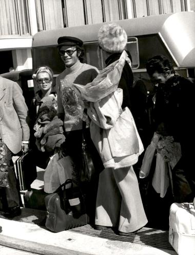 Περιοδεία του Εθνικού Θεάτρου στην Ιαπωνία 1974, άφιξη του θιάσου στην Αθήνα