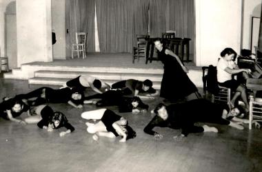 Μάθημα με τη Μαρία Χορς στη Δραματική Σχολή του Εθνικού Θεάτρου