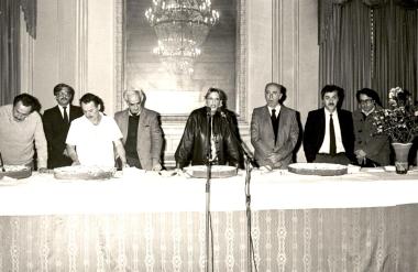 Κοπή πρωτοχρονιάτικης πίτας στο Εθνικό Θέατρο