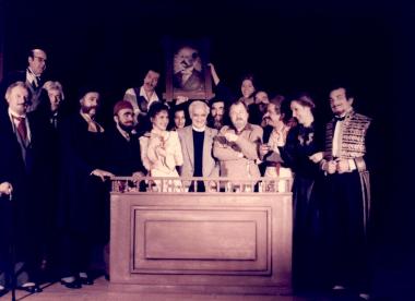 «Χαρίλαος Τρικούπης», αναμνηστική φωτογραφία θιάσου