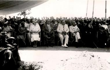 Τελετή θεμελίωσης του Βασιλικού Θεάτρου Θεσσαλονίκης