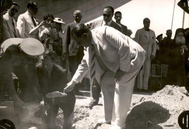 Τελετή θεμελίωσης του Βασιλικού Θεάτρου Θεσσαλονίκης