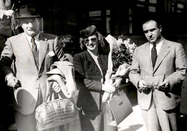 Ο Κωστής Μπαστιάς με τον Antonio Puccini