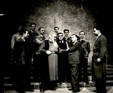 Ο Αιμίλιος Βεάκης με τον Κλεόβουλο Κλώνη