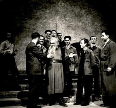 Ο Αιμίλιος Βεάκης με τον Κλεόβουλο Κλώνη