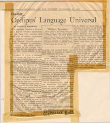 Oedipus language universal