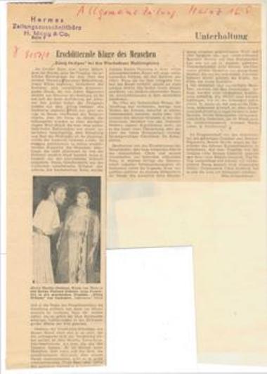 Erschutternde Klage des Menschen. 