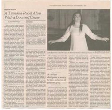 A timeless rebel affair with a doomed cause