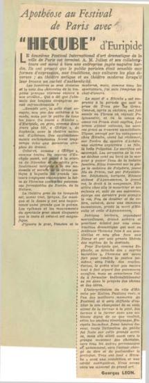 Apothéose au Festival de Paris avec 