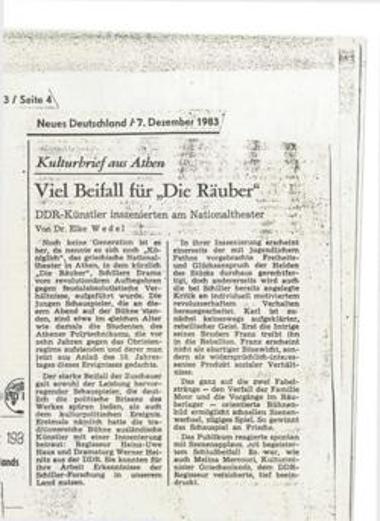 National Theatre. Fr. Schiller 