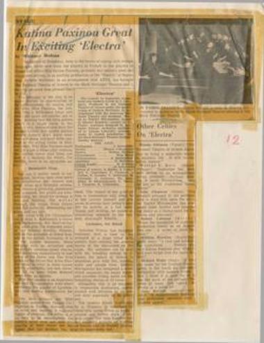 Katina Paxinou great in exciting 