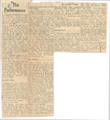 [...] The performance