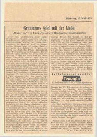 Grausames Spiel mit der Liebe. 