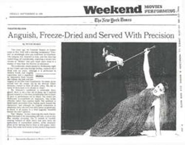 Anguish, freeze-dried and served with precision, 