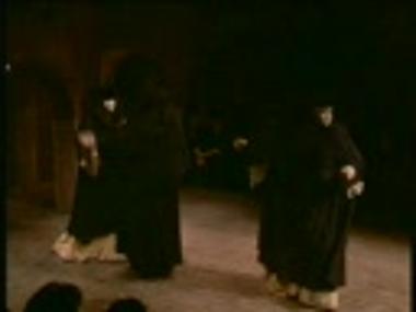 Τμήμα μαγνητοσκόπησης από την παράσταση 