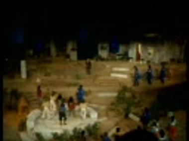 Part of video recording from the play 