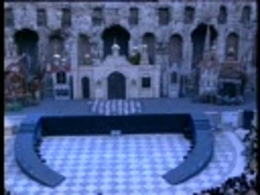 Τμήμα μαγνητοσκόπησης από την παράσταση 