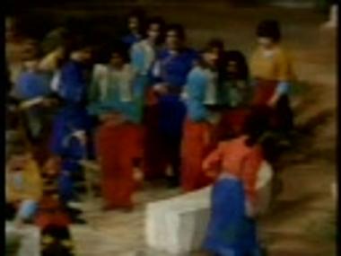 Part of video recording from the play 