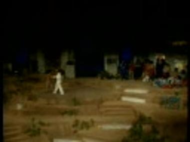 Part of video recording from the play 