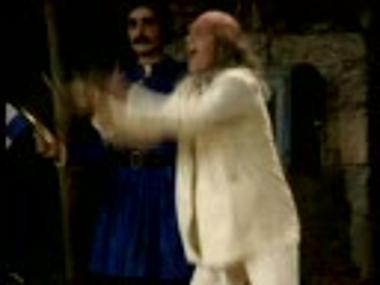 Part of video recording from the play 