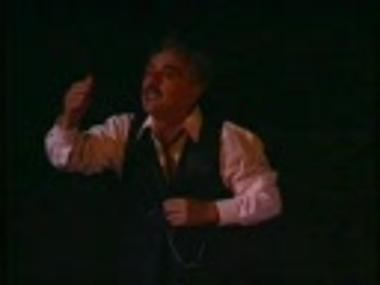 Part of video recording from the play 