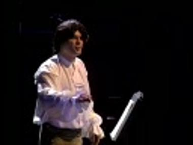 Part of video recording from the play 