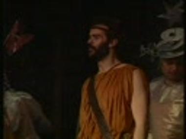 Part of video recording from the play 