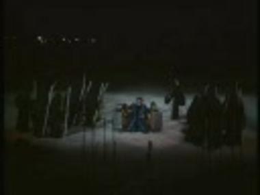 Τμήμα μαγνητοσκόπησης από την παράσταση 