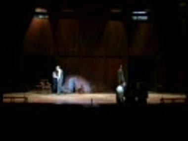 Part of video recording from the play 