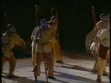 Τμήμα μαγνητοσκόπησης από την παράσταση 