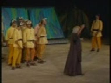 Τμήμα μαγνητοσκόπησης από την παράσταση 