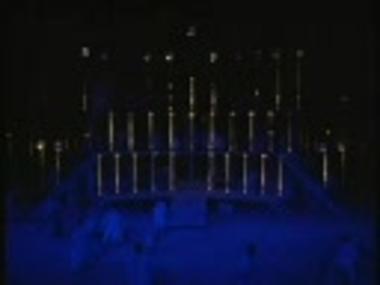 Part of video recording from the play 